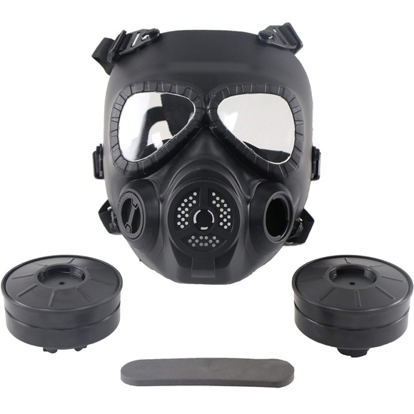 M04 Airsoft Mask Full Face Skull CS Mask with Fan - Picture 3 of 5